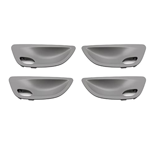 VNRQJLSN Links Rechts 2/4 Stück Autoinnentürgriff Schalenabdeckung Ersatz Für 5er F10 F11 F18 2010–2017 (Gray,4pcs Set) von VNRQJLSN