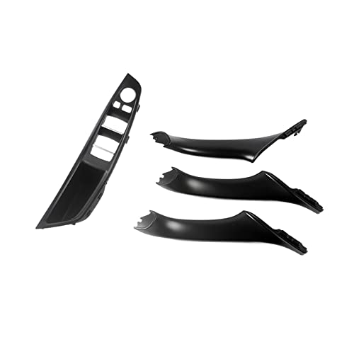 VNRQJLSN Linkslenker LHD Autoinnentürgriff Panel Pull Trim Cover Für F10 F11 2011 2013 2014 2015 2016 2017 (Dark brown) von VNRQJLSN