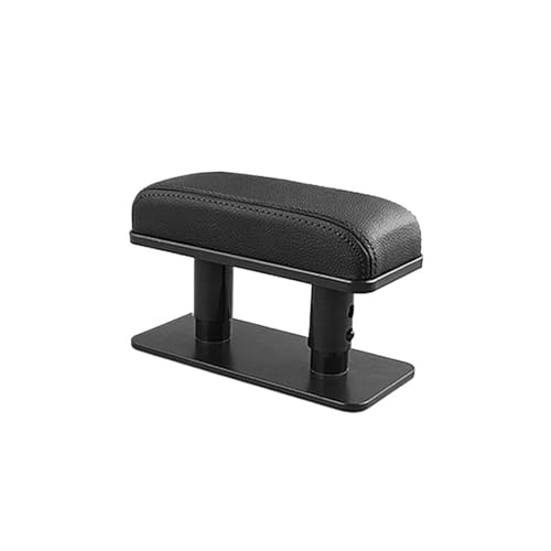 VNSMM Auto Armlehnenbox Autositz Armlehnen Auto Armlehne Extender Auto Tür Armlehne Ellenbogen Unterstützung Einstellbare Höhe PU Leder Auto Armlehne Kissen Universal(1pc Black) von VNSMM