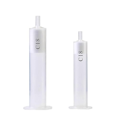 C18 SPE-Kartusche Festphasenextraktion Kohlenstoff 18 (mit Verschluss) Gepackte Säule SPE-Säule HPLC Gepackte Säule 1 ml 3 ml 6 ml 12 ml(200mg 3ml 10 pieces) von VNYRVZA