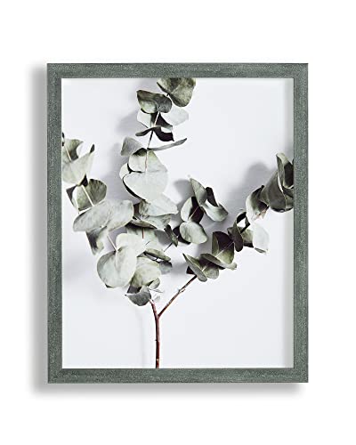 VO design Finn Premium Bilderrahmen Posterrahmen 40x60 cm Grau Gewischt 60x40 cm mit weisser Rückwand und klarem Acrylglas von VO design