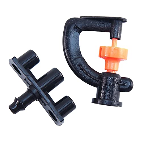 VOANZO 10 Stück Gartenbewässerung Sprühdüse 360 Grad drehbare Sprinklerdüse G Aufhängung Düse Micro Sprinkler Anschluss VOANZO 10 Stück Gartenbewässerung Sprühdüse 360 Grad drehbare Sprinklerdüse G Aufhängung Düse Micro Sprinkler Anschluss von VOANZO