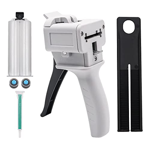 VOANZO 6 x Hand-Klebepistolen-Set 1:1, zweiteiliges Epoxid-Kleber-Mischen, 50 ml für Epoxidharz-Kleber, AB-Kleber VOANZO 6 x Hand-Klebepistolen-Set 1:1, zweiteiliges Epoxid-Kleber-Mischen, 50 ml für Epoxidharz-Kleber, AB-Kleber von VOANZO