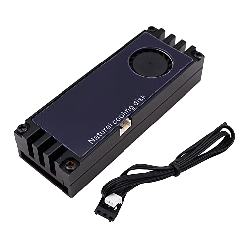 VOANZO Digitale Temperaturanzeige Nvme Heatsink Turbo Cooling Fan M.2 SSD Heatsink Cooling Fan for 2280 22110 NVME M2 Solid State Drive - Black VOANZO Digitale Temperaturanzeige Nvme Heatsink Turbo Cooling Fan M.2 SSD Heatsink Cooling Fan for 2280 22110 NVME M2 Solid State Drive - Black von VOANZO