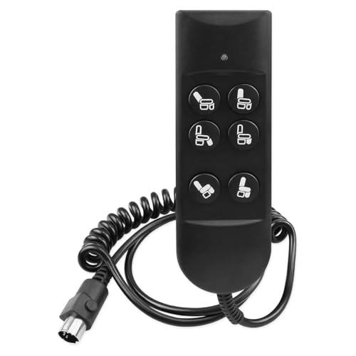 VOANZO Elektrischer Ruhesessel, Handsteuerung für Ruhesessel, Fernbedienung für elektrische Ruhesessel für Zuhause, manuelle Steuerung, 6-Tasten-Fernbedienung mit 5-poligem Stecker, Verlängerungskabel von VOANZO