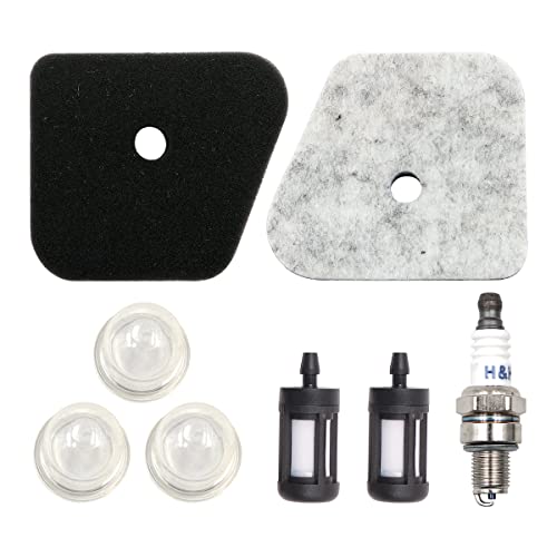 VOANZO Luftfilter-Kit mit Kraftstofffilter, Zündkerze, Primer, kompatibel mit Stihl FS87, FS90, FS90R, FS100, FS110, FS130, FS310, HL100, HL90, HL95, HT101, HT100, HT130, HT131 VOANZO Luftfilter-Kit mit Kraftstofffilter, Zündkerze, Primer, kompatibel mit Stihl FS87, FS90, FS90R, FS100, FS110, FS130, FS310, HL100, HL90, HL95, HT101, HT100, HT130, HT131 von VOANZO