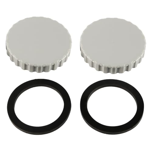 VOANZO Winterverschluss Set 2 Stück für Pools Winterkappe Pool Überwinterung mit passenden Dichtungen Frostsicher Sicherer und dichter Verschluss zur Poolüberwinterung von VOANZO