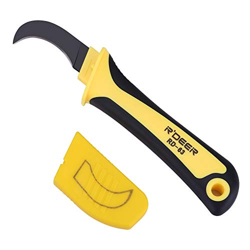 Kabel-Abisoliermesser-Edelstahl-Klinge Isolationsgriff Abisoliermesser Abisoliermesser Elektriker Werkzeug von VOBOR