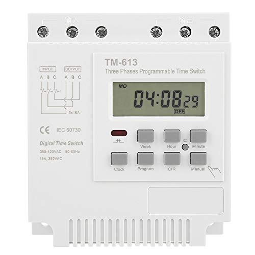 Programmierbare Zeitrelais-TM-163 Drei Phasen 380V Smart Digital Wöchentliche programmierbare Steuerung Power Timer-Schalter Programmierbare Zeitrelais-TM-163 Drei Phasen 380V Smart Digital Wöchentliche programmierbare Steuerung Power Timer-Schalter von VOBOR