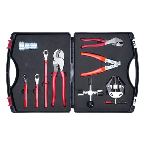 VOBOR 9PCS Battery Service Tool Kit Multifunktion Batterieklemme Spreader -Abzieher für die Meisten Batteriewartung von VOBOR