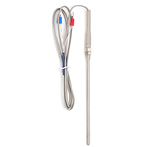 VOBOR K Type Thermocouple M8, 5,9 Zoll Thermoelement Temperaturregler Temperatursensor 0-800℃ 100mm Probe,Edelstahl VOBOR K Type Thermocouple M8, 5,9 Zoll Thermoelement Temperaturregler Temperatursensor 0-800℃ 100mm Probe,Edelstahl von VOBOR