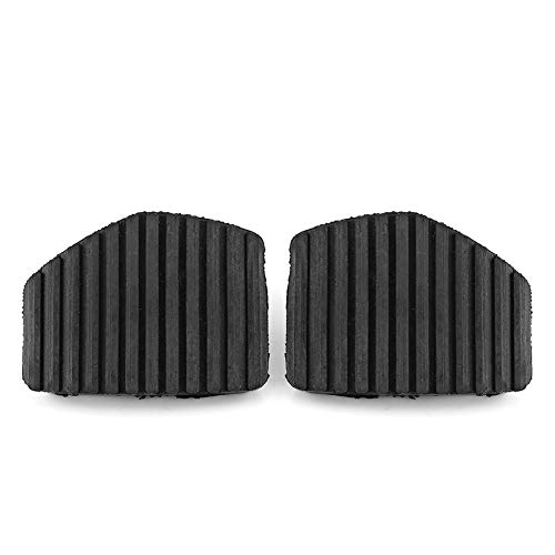 VOBOR Auto Pedal Gummiabdeckung, 1 Paar Kupplungs und Bremspedalauflagen Kupplungsgummi Bremspedal Auto Bremse Kupplungspedalauflage für 1007 207 208 301 C3 C4 C5 C6 C8 von VOBOR