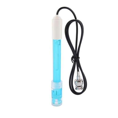 VOBOR PH Sonde Elektrode,PH-Elektrodensonde Aquarium Hydroponische Elektrode und PH-Monitor Sonde Digital Meter BNC Anschluss für Aquarien Hydroponik Labor Professionelle Industrielle Steuerungs von VOBOR