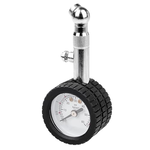 VOBOR Reifendruckprüfer Digital, 4Bar 60Psi Reifendruckmesser Präzision, Auto Luftdruckprüfer für Geländewagen, Transporter, Fahrräder von VOBOR