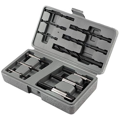 VOBOR Schraubenausdreher Set 12Pcs,HSS 4241 Linksausdreher Set Profi,Ausdreher Set,Schrauben Ausdrehwerkzeug mit Koffer von VOBOR