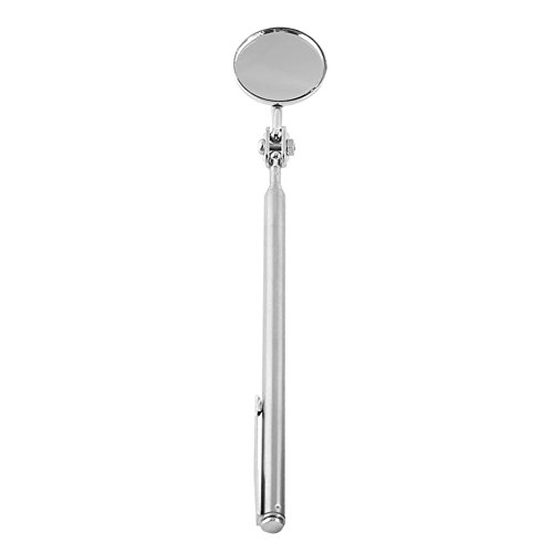 VOBOR Universal Auto Inspektionsspiegel with Telescopic Handle,30x600mm Teleskopspiegel Foldable Round Teleskopspiegel für Car Repair von VOBOR