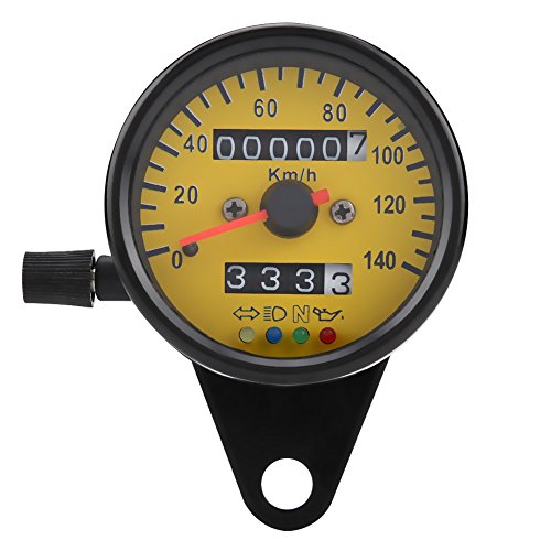 Vobor Black 60mm Motorrad Kilometerzähler Tachometer mit Anzeige Vobor Black 60mm Motorrad Kilometerzähler Tachometer mit Anzeige von VOBOR