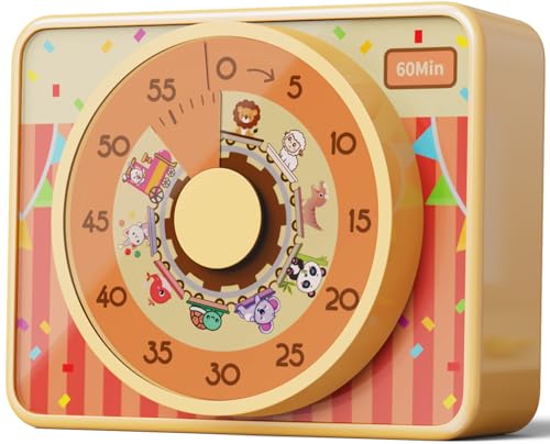 VOCOO Klassenzimmer Visueller Timer für Kinder-60-minütiger Geräuschloser Countdown,Starker Magnet für Klassenzimmer/Schreibtisch,Zeitmanagement-Tool für Lernen,Küchenkocherei,Büro(Orange) VOCOO Klassenzimmer Visueller Timer für Kinder-60-minütiger Geräuschloser Countdown,Starker Magnet für Klassenzimmer/Schreibtisch,Zeitmanagement-Tool für Lernen,Küchenkocherei,Büro(Orange) von VOCOO