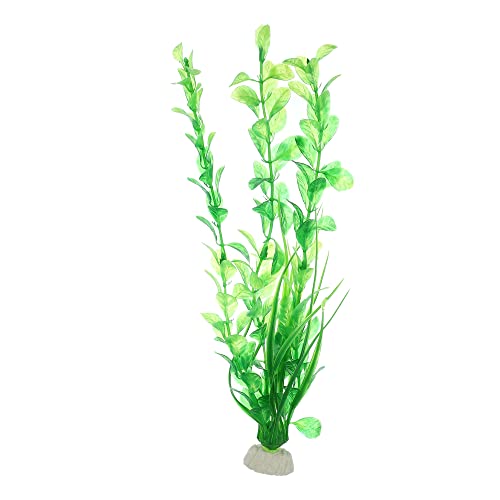 VOCOSTE 1 Stück Aquarium Kunststoff Pflanzen Künstliche Wasserpflanze für Aquarium Landschaft Dekoration Grün,11.42" von VOCOSTE
