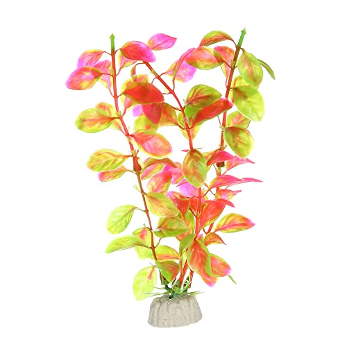 VOCOSTE Aquarium Dekorationen Künstliche Pflanzen Rosa 18.5cm von VOCOSTE