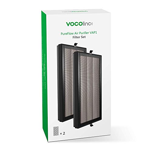 VOCOlinc Luftreiniger Filter Set für PureFlow (VAP1) 2er Pack von VOCOlinc