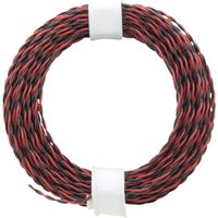 210-10 Litze 2 x 0.04 mm² Rot/Schwarz 10 m von VOELKNER SELECTION