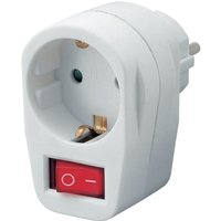 778992 Schaltbare Zwischensteckdose 1polig Weiß von VOELKNER SELECTION