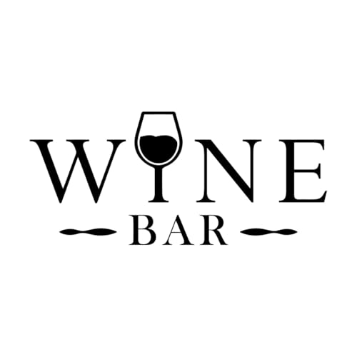 Vinyl-Wandaufkleber Rotwein Glas Bar Trinken Bar 28x62.4cm Klebstofffrei entfernbar Schwarz Vinyl-Wandaufkleber Rotwein Glas Bar Trinken Bar 28x62.4cm Klebstofffrei entfernbar Schwarz von VOETOY