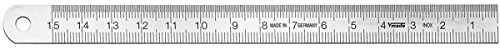 VOGEL-GERMANY Stahlruler 100 mm x 13 mm x 0,5 mm, Edelstahl, Stahlblechkonstruktion von VOGEL-GERMANY