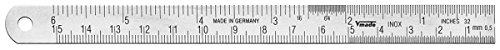 Vogel Germany – Lineal aus Stahl 2500 mm x 18 mm x 0,5 mm von VOGEL-GERMANY