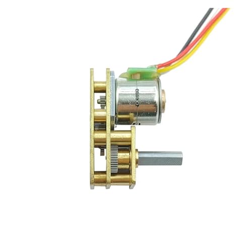 VOGGWBMQ 1024-10BY DC 5V 2-Phase 4-Wire Stepper Electronic Starter with Full Metal Gearbox 10mm Inverted ShaftModel Radio 323 von VOGGWBMQ