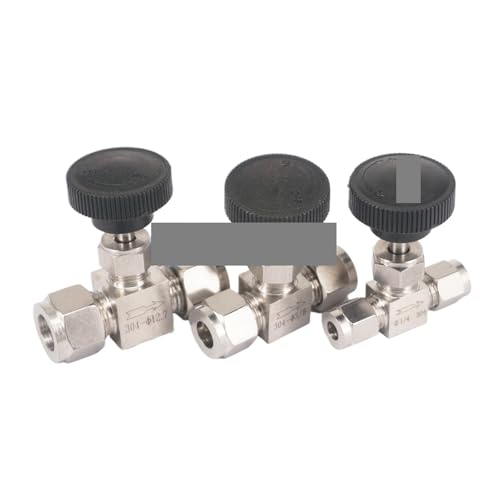VOGGWBMQ 1PC Fit Tube O/D 8mm 304 Stainless Shut Off Valve Flow Control Needle Valve Compression Fitting VOGGWBMQ 1PC Fit Tube O/D 8mm 304 Stainless Shut Off Valve Flow Control Needle Valve Compression Fitting von VOGGWBMQ