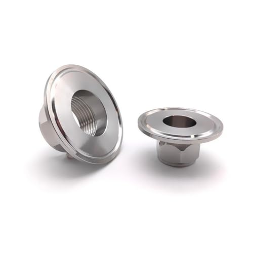 VOGGWBMQ 1pc BSP DN8 Ferrule 25.4 304 Stainless Steel Hexagonal Female Thread Three Clamp Pipe Joint von VOGGWBMQ