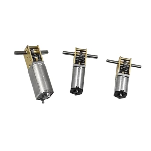 VOGGWBMQ 1pc Worm Gear Electronic Starter Slow Speed All Metal Gearbox T-Shaped Dual Shaft Electronic Starter N20_(B) 7-27PM_3V-12V von VOGGWBMQ