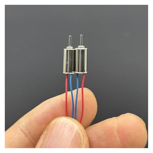 VOGGWBMQ 2pcs 4mm*8mm 0408 Coreless Electronic Starter 1.5V-4.2V 3.7V High Speed Electronic Starter Lightweight Engine von VOGGWBMQ