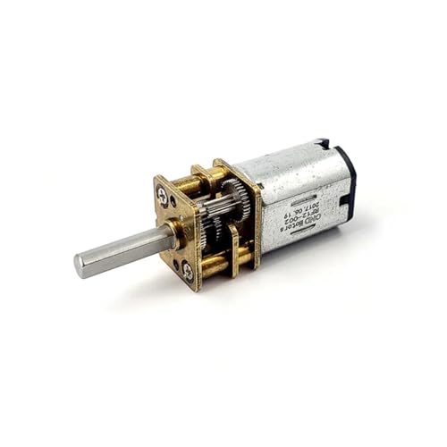 VOGGWBMQ DC 3V-6V 5V 158RPM N20 Gear Electronic Starter Full Metal Gearbox Gear Reducer Large 12mm*10mm Electronic Starter Slow Speed D-Shaft von VOGGWBMQ
