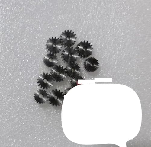 VOGGWBMQ Gear 0.3-M Modulus 18T Teeth Steel Metal Gear Transimission for 1.5mm/2mm Electronic Starter Shaft Hole von VOGGWBMQ