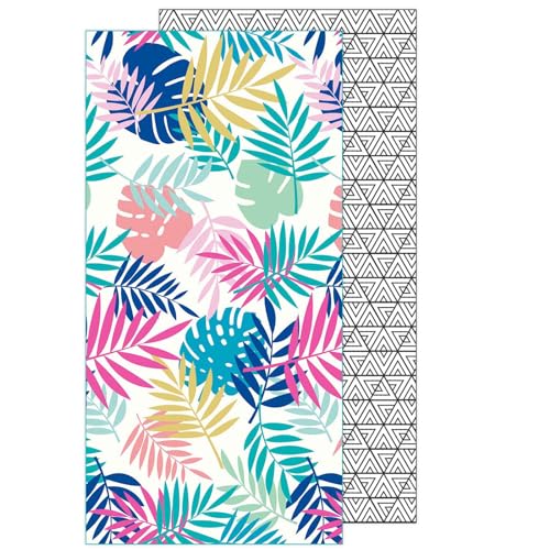 VOGIAY Strandtuch Mikrofaser Handtuch Badetuch - 180x90 cm Strandtücher Schnelltrocknend & Saugstark Strandhandtuch Groß, Leichtes und Dünnes Tragbares Sandfrei Handtücher von VOGIAY