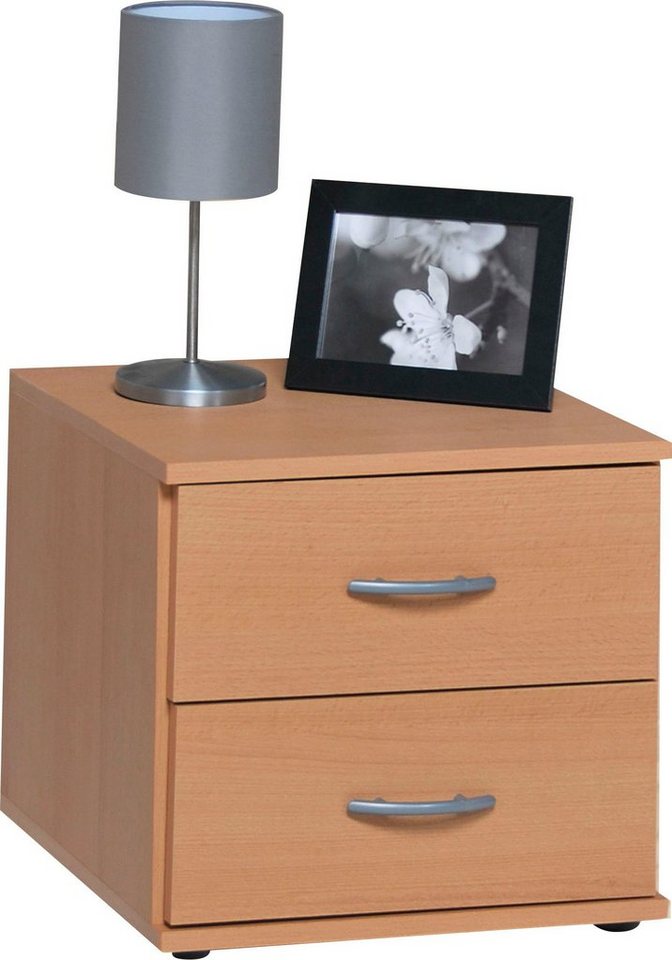 VOGL Möbelfabrik Container Barrie, Bürocontainer, Nachtschrank, mit Schubladen & Füßen (1-St) verschiedene Ausführungen, Höhe 37 cm, Made in Germany von VOGL Möbelfabrik