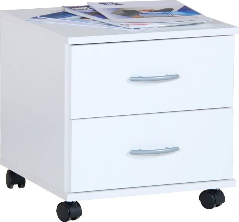 VOGL Möbelfabrik Rollcontainer Barrie, Bürocontainer, Nachtschrank, (1 St), Ausführungen mit/ohne Schubladen, Höhe 41 cm, Made in Germany von VOGL Möbelfabrik