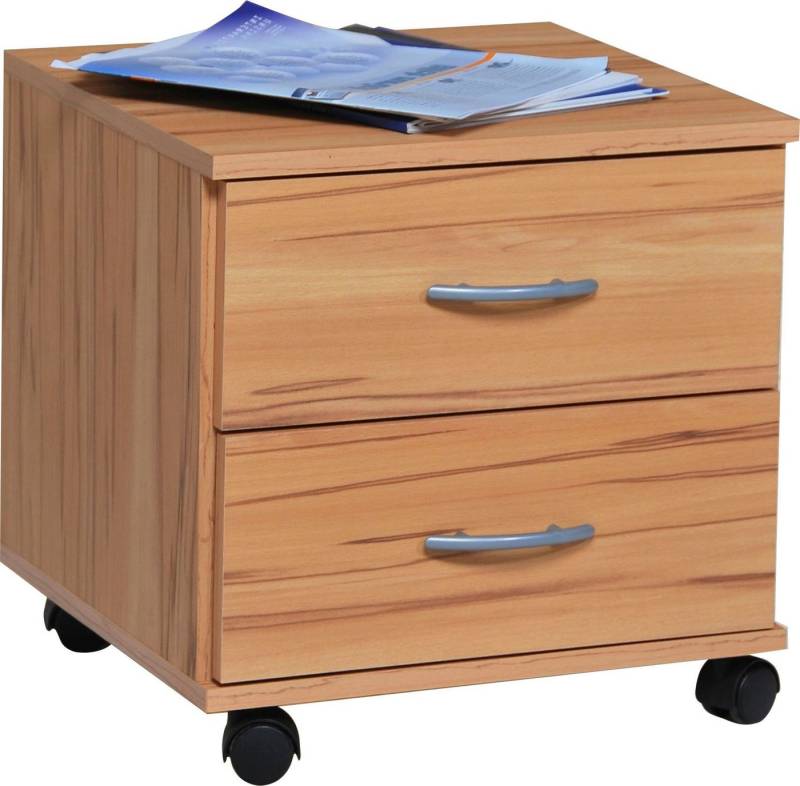 VOGL Möbelfabrik Rollcontainer Barrie, Bürocontainer, Nachtschrank, (1 St), Ausführungen mit/ohne Schubladen, Höhe 41 cm, Made in Germany von VOGL Möbelfabrik