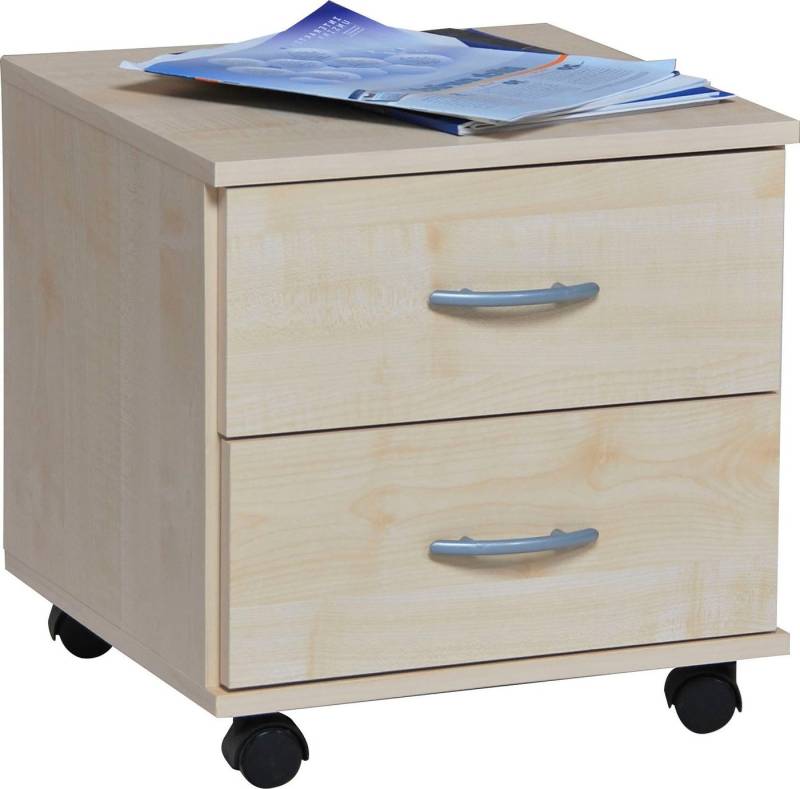 VOGL Möbelfabrik Rollcontainer Barrie, Bürocontainer, Nachtschrank, (1 St), Ausführungen mit/ohne Schubladen, Höhe 41 cm, Made in Germany von VOGL Möbelfabrik