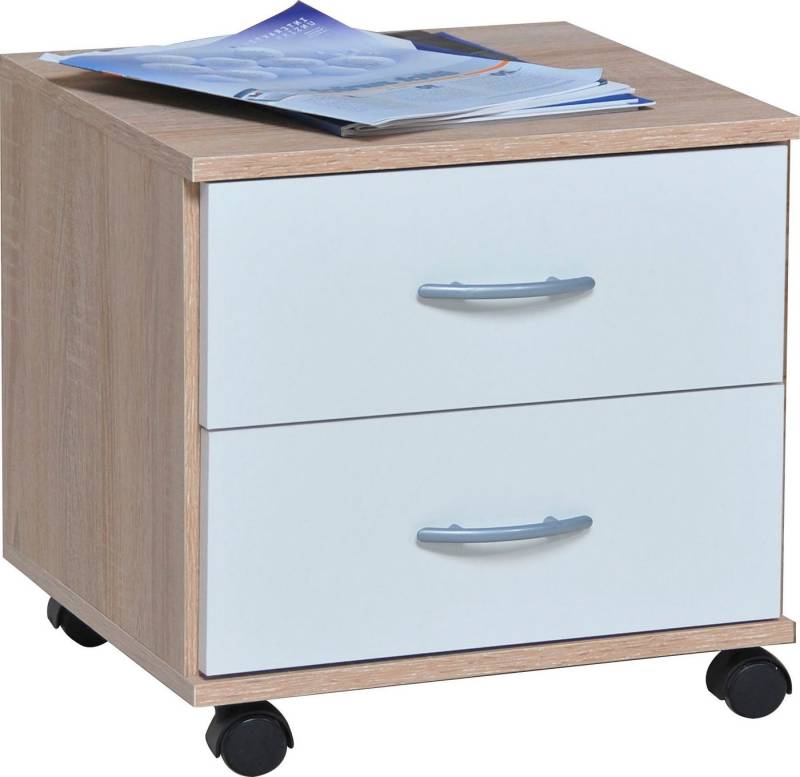 VOGL Möbelfabrik Rollcontainer Barrie, Bürocontainer, Nachtschrank, (1 St), Ausführungen mit/ohne Schubladen, Höhe 41 cm, Made in Germany von VOGL Möbelfabrik