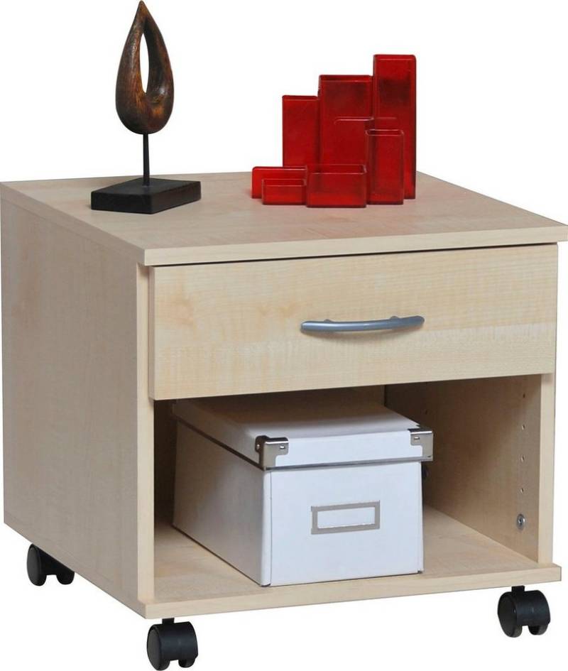 VOGL Möbelfabrik Rollcontainer Barrie, Bürocontainer, Nachtschrank, (1 St), Ausführungen mit/ohne Schubladen, Höhe 41 cm, Made in Germany von VOGL Möbelfabrik