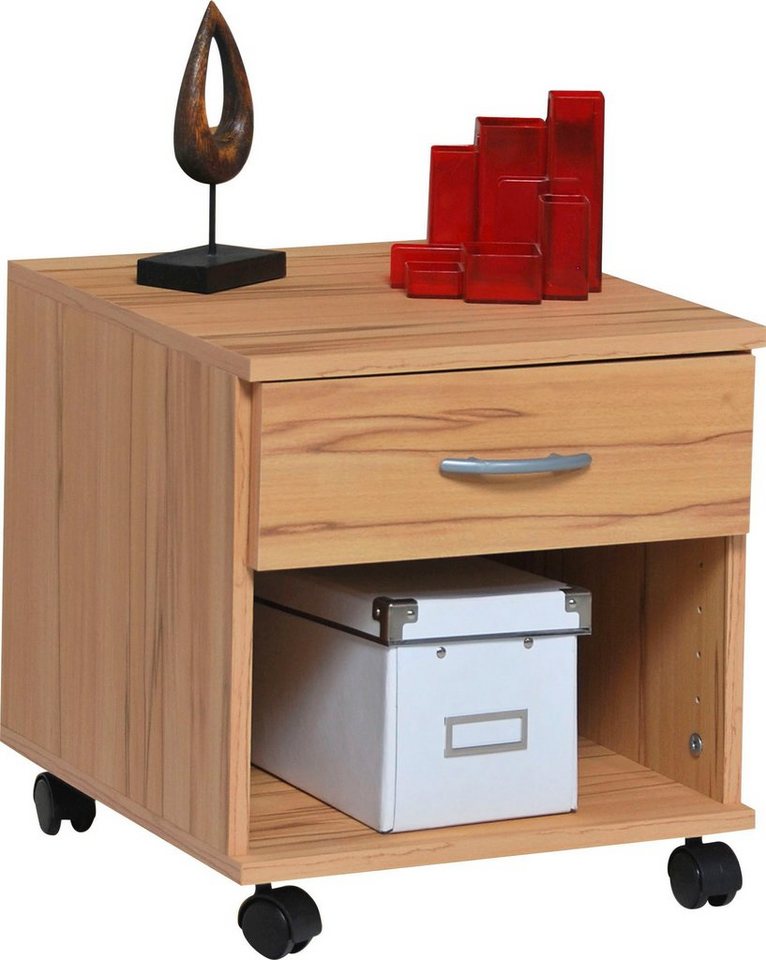VOGL Möbelfabrik Rollcontainer Barrie, Bürocontainer, Nachtschrank, (1 St), Ausführungen mit/ohne Schubladen, Höhe 41 cm, Made in Germany von VOGL Möbelfabrik
