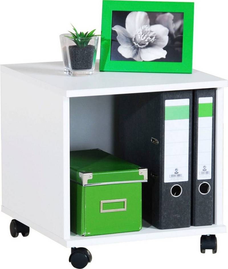 VOGL Möbelfabrik Rollcontainer Barrie, Bürocontainer, Nachtschrank, (1 St), Ausführungen mit/ohne Schubladen, Höhe 41 cm, Made in Germany von VOGL Möbelfabrik