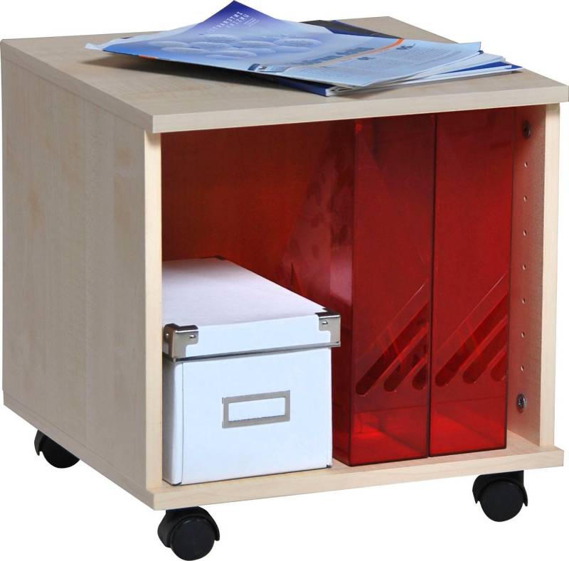 VOGL Möbelfabrik Rollcontainer Barrie, Bürocontainer, Nachtschrank, (1 St), Ausführungen mit/ohne Schubladen, Höhe 41 cm, Made in Germany von VOGL Möbelfabrik