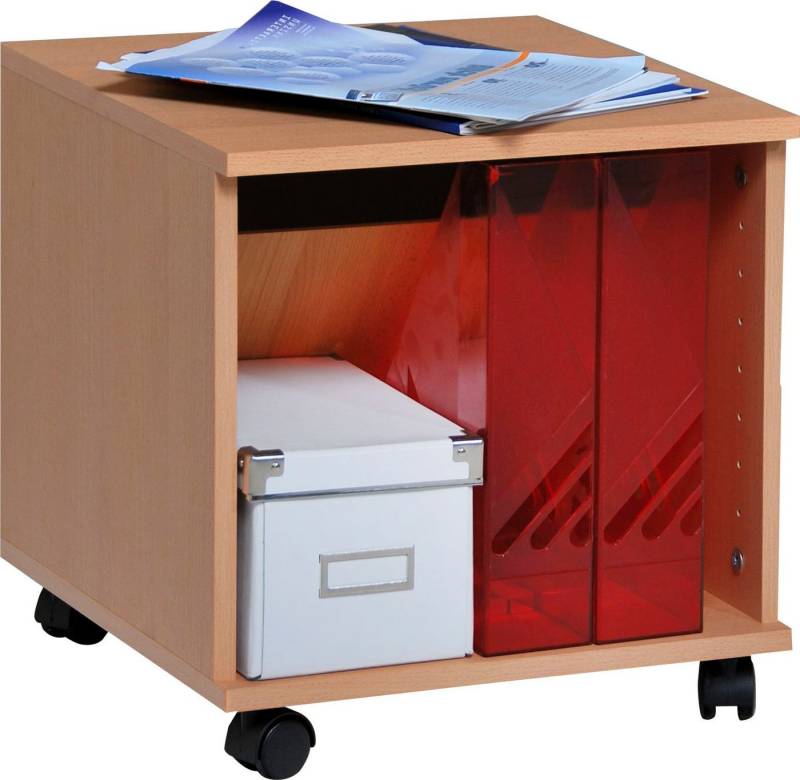 VOGL Möbelfabrik Rollcontainer Barrie, Bürocontainer, Nachtschrank, (1 St), Ausführungen mit/ohne Schubladen, Höhe 41 cm, Made in Germany von VOGL Möbelfabrik