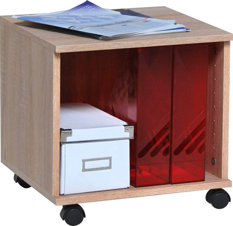 VOGL Möbelfabrik Rollcontainer Barrie, Bürocontainer, Nachtschrank, (1 St), Ausführungen mit/ohne Schubladen, Höhe 41 cm, Made in Germany von VOGL Möbelfabrik