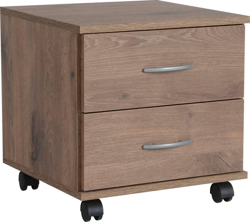 VOGL Möbelfabrik Rollcontainer Barrie, Bürocontainer, Nachtschrank, (1 St), Ausführungen mit/ohne Schubladen, Höhe 41 cm, Made in Germany von VOGL Möbelfabrik